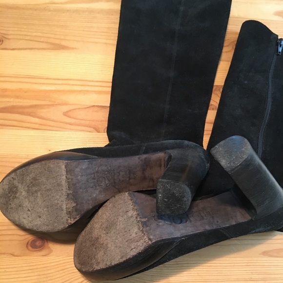 Michael Kors Black suede platform boots - Picture 3 of 7